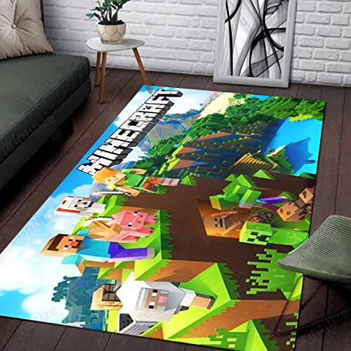 Gamer Rug, Gaming Rugs Gaming Video Game Carpet Home Decor, Play Video Game Non Slip Area Rugs for Boys Bedroom Living Room Bedroom Kitchen Room 11