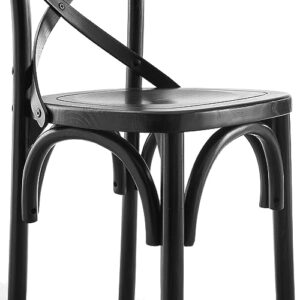 Modway Gear Counter Stool in Black