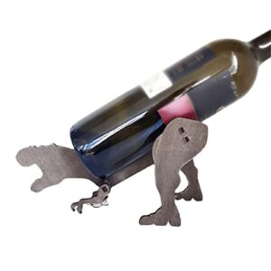douba creative wine bottle rack self-assembled wooden dinosaur model wine rack wine rack wine set