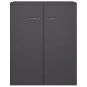seasd sideboards and buffets cabinet with storage home decor gray 23.6"x11.8"x29.5" chipboard