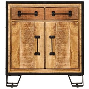 seasd sideboards and buffets cabinet with storage decor 25.6"x11.8"x27.6" solid mango wood