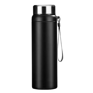 seasd thermos bottle with tea filter vacuum flask sealed leakproof stainless steel milk big capacity travel insulated cup (color : 1500ml)