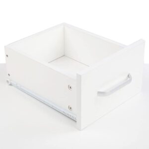 XBWEI Door Four Drawer Computer Desk White