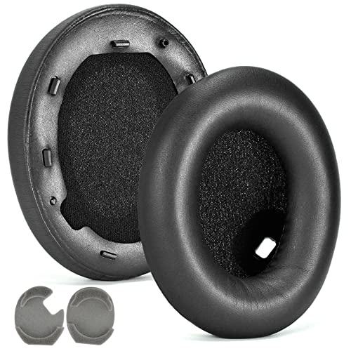 Replacement Ear Pads Cushions Compatible with Sony WH-1000XM4, Earpads for WH 1000XM4 Headphones, Soft High Protein Leather, Superior Noise Isolation Memory Foam