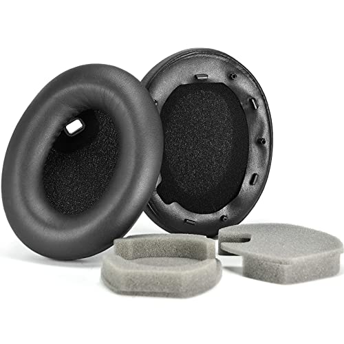 Replacement Ear Pads Cushions Compatible with Sony WH-1000XM4, Earpads for WH 1000XM4 Headphones, Soft High Protein Leather, Superior Noise Isolation Memory Foam