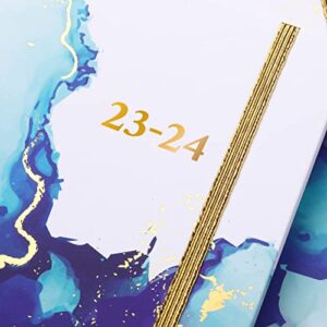 2023-2024 Planner - Academic Planner 2023-2024, July 2023 to June 2024, Weekly and Monthly Planner 2023-2024, 8.4" x 6.3", Hardcover with Back Pocket + Thick Paper + Twin-Wire Binding - Waterink