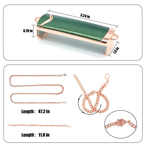 Universal Cell Phone Lanyard Holder, 120cm Crossbody Necklace Lanyard & 30cm Rose Gold Phone Lanyard+ Emerald Green Phone Holder Wrist Strap Compatible with iPhone 14 13 12 and Most Smartphones