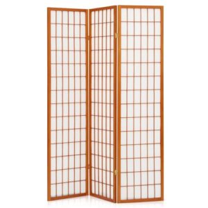 magshion 5.9ft folding screen room divider oriental furniture 3-panel shoji room partitions and dividers wooden grid screen wall divider for business restaurant privacy screens
