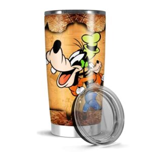 Stainless Steel Tumbler Vacuum 20 30 Oz Goofys Event Cartoon Glass Movie Bottle Collage Gift Quote Mug Friends Christmas Suitable With Hot Or Iced Coffee Tea Wine Water Frappe Cocktail