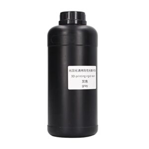 curing rigid resin, high accuracy 1000ml stretch resistant 3d printer resin for industrial parts(grey)