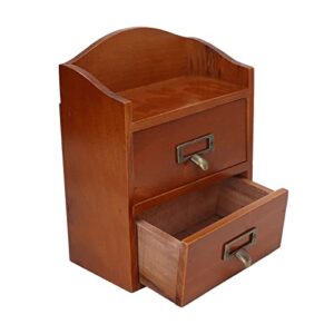 retro french design desk wooden storage box desk storage box for office