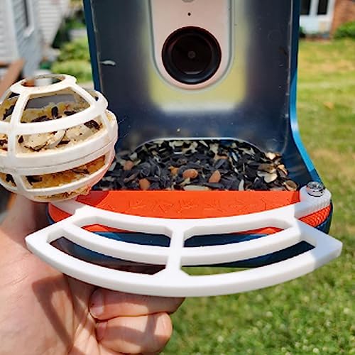 PIAOLGYI Perch for Bird Buddy Smart Bird Feeder,Accessories Compatible with Bird Buddy Birdfeeder(White)