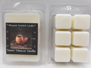 sweet tobacco vanilla scented handmade wax melts/tarts