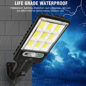 Ke1Clo Solar LED Street Lights Outdoor with 3 Modes, IP65 Waterproof, 120° Beam Angle, Remote Control Solar Security Wall Light with Motion Sensor for Garden, Street, Yard, Patio 1pc