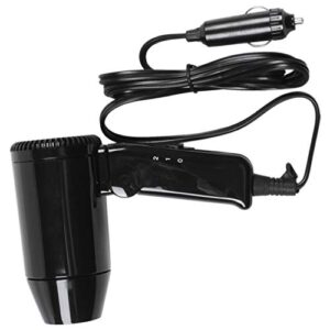 rehoc car hair blow dryer heat dc12v 216w portable foldable hot wind for travel easy storage handle de-frosting vehicle