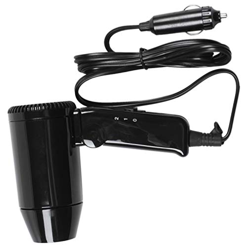 REHOC Car Hair Blow Dryer Heat Dc12V 216W Portable Foldable Hot Wind For Travel Easy Storage Handle De-Frosting Vehicle