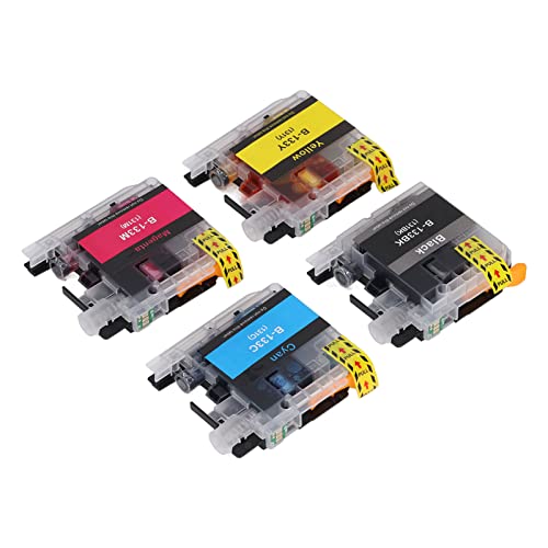 4 Color Disposable Ink Cartridge Stable Chip Printing BK C M Y PP Printer Ink Cartridge Kit No Ink Leak for Factory for Hospital (LC133)