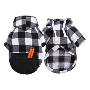 dog jacket for large dogs female hoodie with pocket fall winter warm fleece sweater puppy clothes for dogs boy girl yorkies chihuahua cat sweatshirt blank color