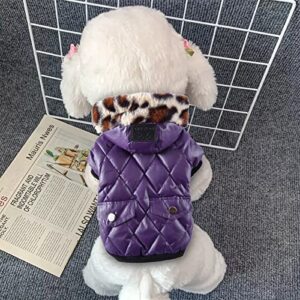 Pet Clothes for Small Dogs Girls Dress Small Puppy Warm Winter Sweater Hoodie Clothes Doggy Cat Waterproof Thick Coat for Small Breed Dog Like Chihuahua