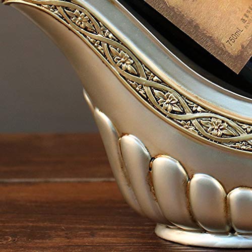 PIBM Stylish Simplicity Abstract Spoon Shape Resin Crafts Home Decoration Wine Rack Creative Bar Decoration Wine Cabinet Kitchen Living Room Gift Beautiful and Elegant