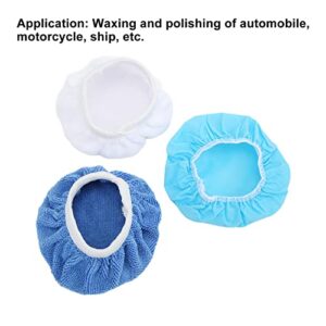 Jeanoko Polishing Bonnet Set, 6in 24 Packs Waxer Bonnet Pad Good Elasticity for Cars Motorcycles Boats