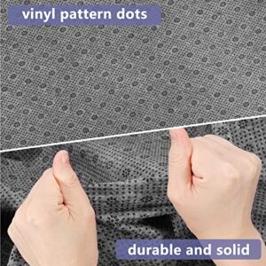 Pllieay 72x118 Inch Non Slip Final Backing Cloth, Vinyl Primary Tufting Cloth Backing Fabric, Non Slip Pad with Plum Blossom Pattern for Carpets Rug Tufting Gun Cushion Punch Needle