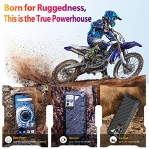 Ulefone Power Armor 19 Rugged Smartphone, 17GB+256GB, 9600mAh, 108MP Main Camera, Multi-Use Temperature Measurement, MTK Helio G99, 6.58” FHD+, QI 15W Wireless Charging, 66W Fast Charge, GPS