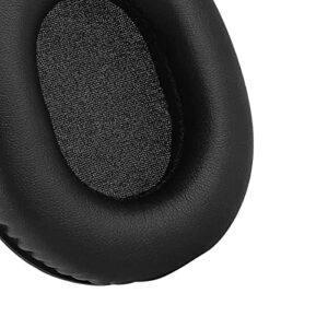 Geekria QuickFit Replacement Ear Pads for Audio-Technica ATH-M70X Headphones Ear Cushions, Headset Earpads, Ear Cups Cover Repair Parts (Black)