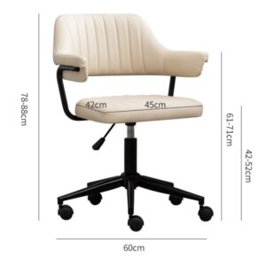 LUKEO Home Computer Chair Comfortable Ergonomic Lift Swivel Office Chairs Student Meeting Chair (Color : D, Size : 1)