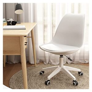 lukeo computer chair desk backrest simple lifting leisure chair reception office stool comfortable chair (color : d, size : 1)