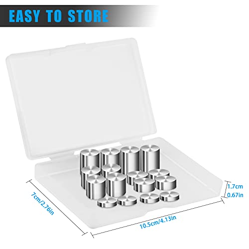 Cylindrical Tungsten Weights for Wood Car with 4 Different Sizes Total 3.75 OZ ，Letting Your Wood Car to The 5 oz Limit and Optimizing Your Wood Car for Speed Fastest