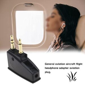 3.5mm Airplane Headphone Adapter Compatible with QuietComfort 2 QC3 QC15 QC25 QC35 Compatible with SoundLink AE2 AE2W Devices Gold Plated 3.5mm Jack