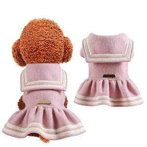 Dog Sweaters for Dogs Large Pet Warm Hoodie Fleece Puppy Sweater Shirt Doggie Soft Coat Apparel Skirt Holiday Puppy Costume Sweater Pet Clothes