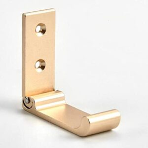 ＫＬＫＣＭＳ Foldable Aluminum Alloy Wall Mounted Coat Hook, Golden