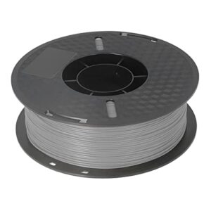 1.75mm PLA Print Filament, 3D Printer Roll Filament Plastic Shell 1kg Spool for Industrial Devices(Silver)