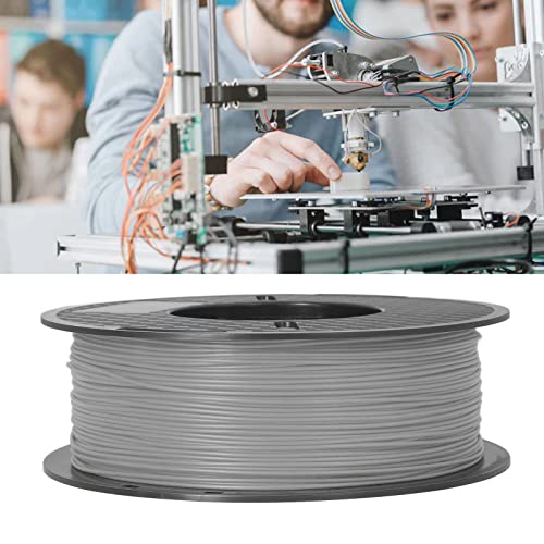 1.75mm PLA Print Filament, 3D Printer Roll Filament Plastic Shell 1kg Spool for Industrial Devices(Silver)