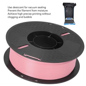 PLA Filament, 3D Printer Consumable 1kg Anti Clogging for Printing(Pink)