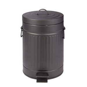 tkfdc lid trash can for home, kitchen, and bathroom garbage (color : d)