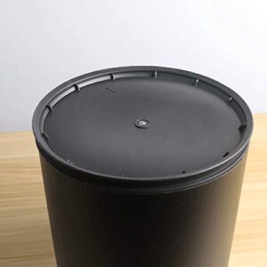 TKFDC Trash Can - Kitchen Garbage Bin - Leather + Stainless Separate Liner Storage Bucket