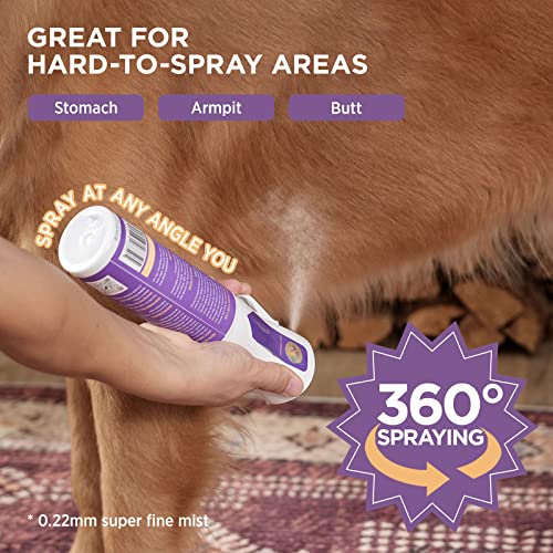 HICC Dog Wound & Skin Care Spray, HOCl Formula Skin Repair & Healing Spray for Minor Cuts, Scrapes, Rashes, Hot Spots Treatment, Soothe Itching, Safe for All Animals, 10.1 Ounces