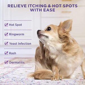 HICC Dog Wound & Skin Care Spray, HOCl Formula Skin Repair & Healing Spray for Minor Cuts, Scrapes, Rashes, Hot Spots Treatment, Soothe Itching, Safe for All Animals, 10.1 Ounces