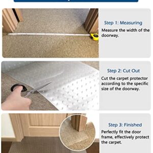 Carpet Protector for Pets - Cat Carpet Protector for Doorway, 8.2Ft Heavy Duty Plastic Carpet Protector