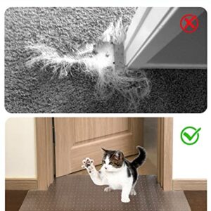 Carpet Protector for Pets - Cat Carpet Protector for Doorway, 8.2Ft Heavy Duty Plastic Carpet Protector