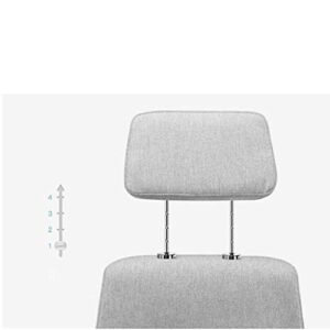 LUKEO Minimalist Fashion Leisure Chair Computer Chair Seat Swivel Chair Cotton and Linen Office Chair