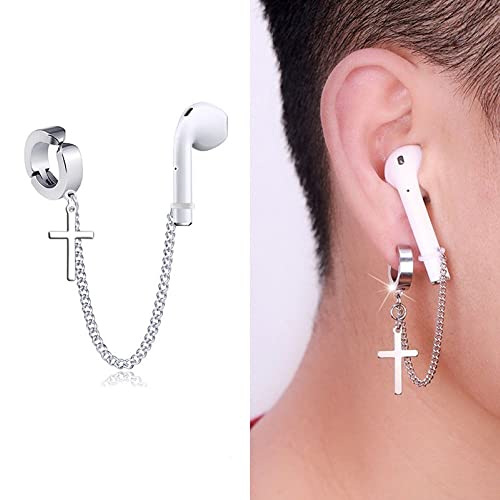 LRGKMCWTOB Anti-Lost Earrings Hook for Airpods AirPods Pro Anti Lost Ear Clips Pendant for Women and Men Earring Hanging Chain for Suitable for Hiking/Jogging/Running/Gym 1PCS (Ear Buckle)