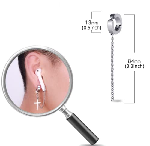 LRGKMCWTOB Anti-Lost Earrings Hook for Airpods AirPods Pro Anti Lost Ear Clips Pendant for Women and Men Earring Hanging Chain for Suitable for Hiking/Jogging/Running/Gym 1PCS (Ear Buckle)