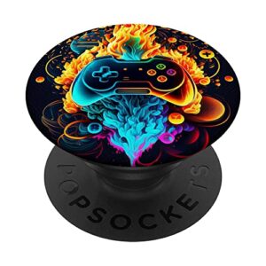 video gaming controller gamer for a funny cool teen boy girl popsockets swappable popgrip