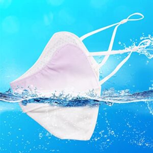 Ligart 2 Pieces Breathable UV Face Mask Washable Reusable Windproof Sun Protection Sports Face Mask for Women Cycling Working