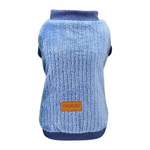 pet clothes for small dogs tutu puppy classic sweater fleece jackets fleece warm coats for small boy girl apparel warm sweater winter