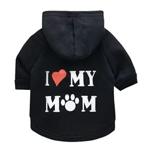dog sweater with hood small cotton fashion t-shirt puppy clothes costume boy girl puppy outfits cold weather doggy apparel blend pet clothes